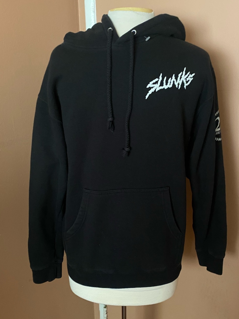 Slunks Culver City volleyball black pullover hoodie small unisex